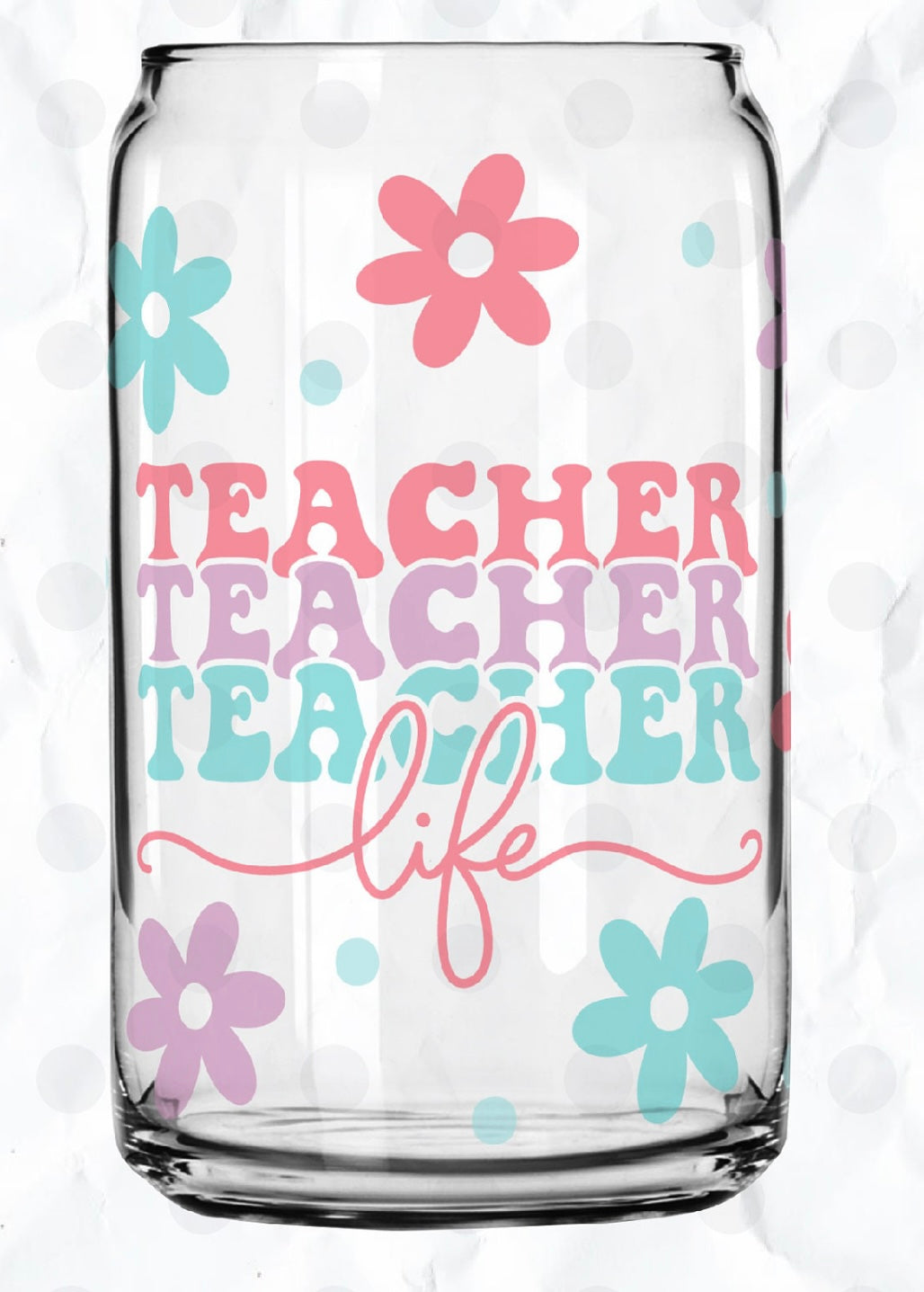 Frosted glass can teacher