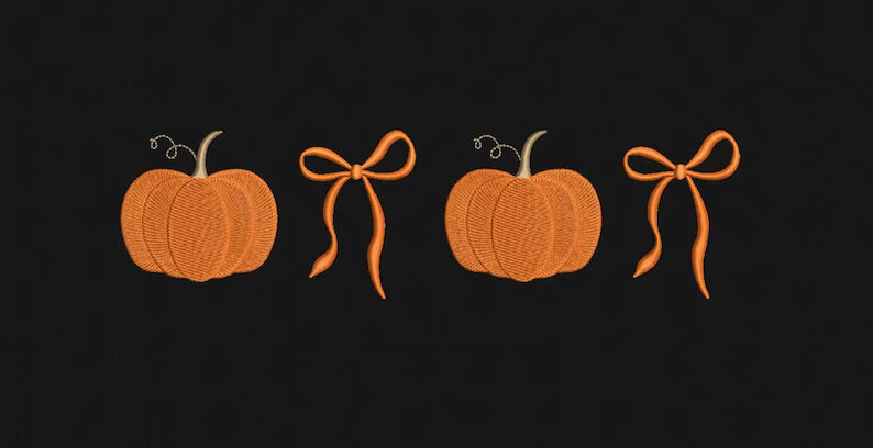 Emb - pumpkin coquette