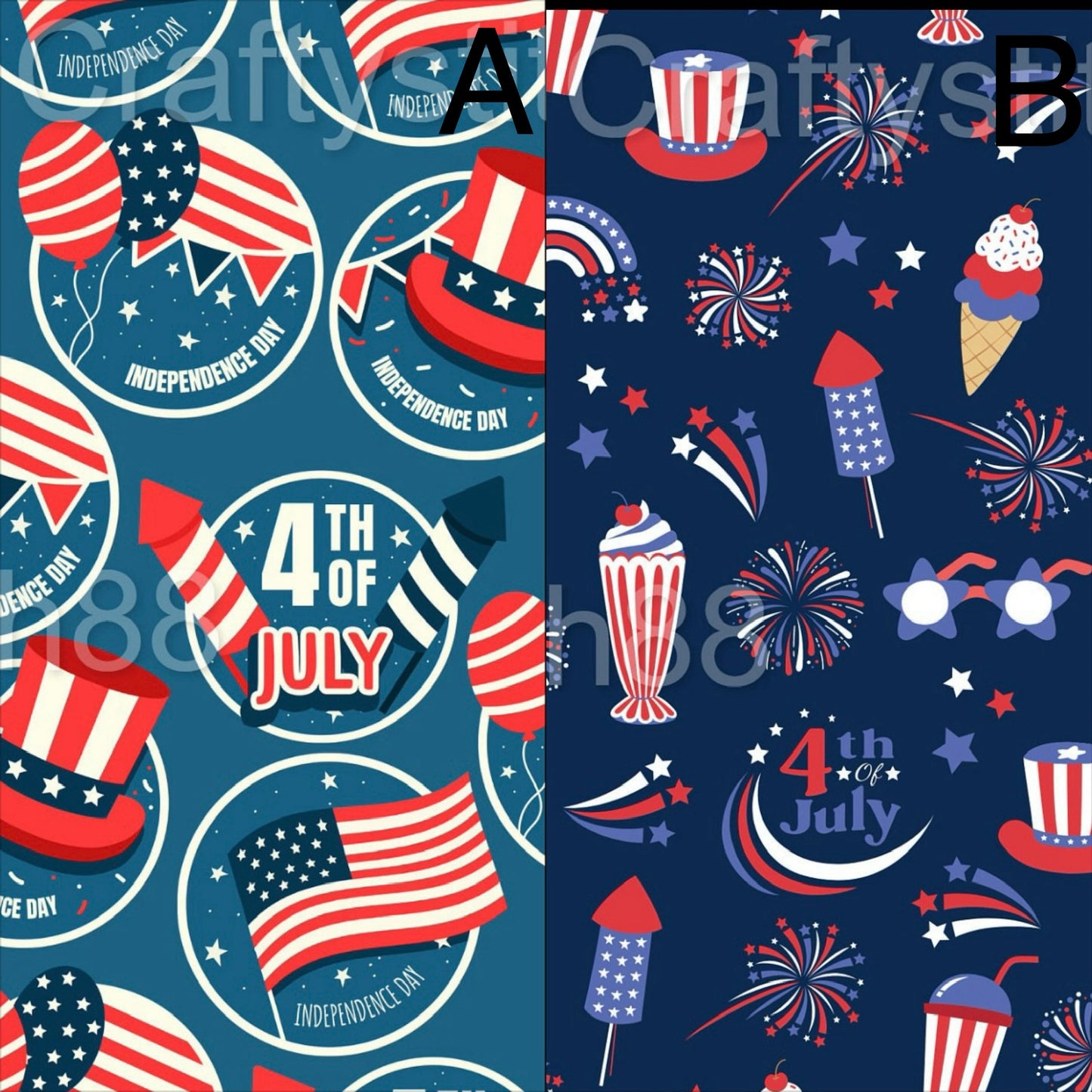 4th of July popsicles