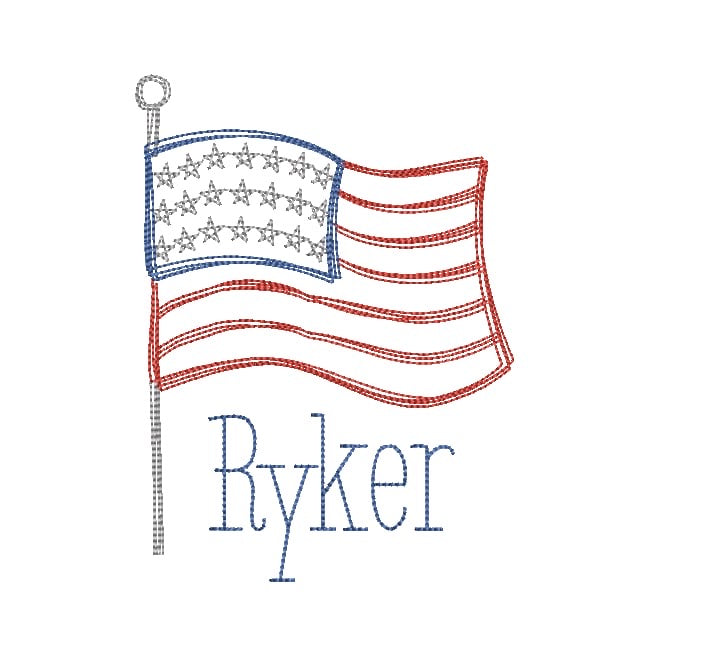 Emb - boy sketch flag name