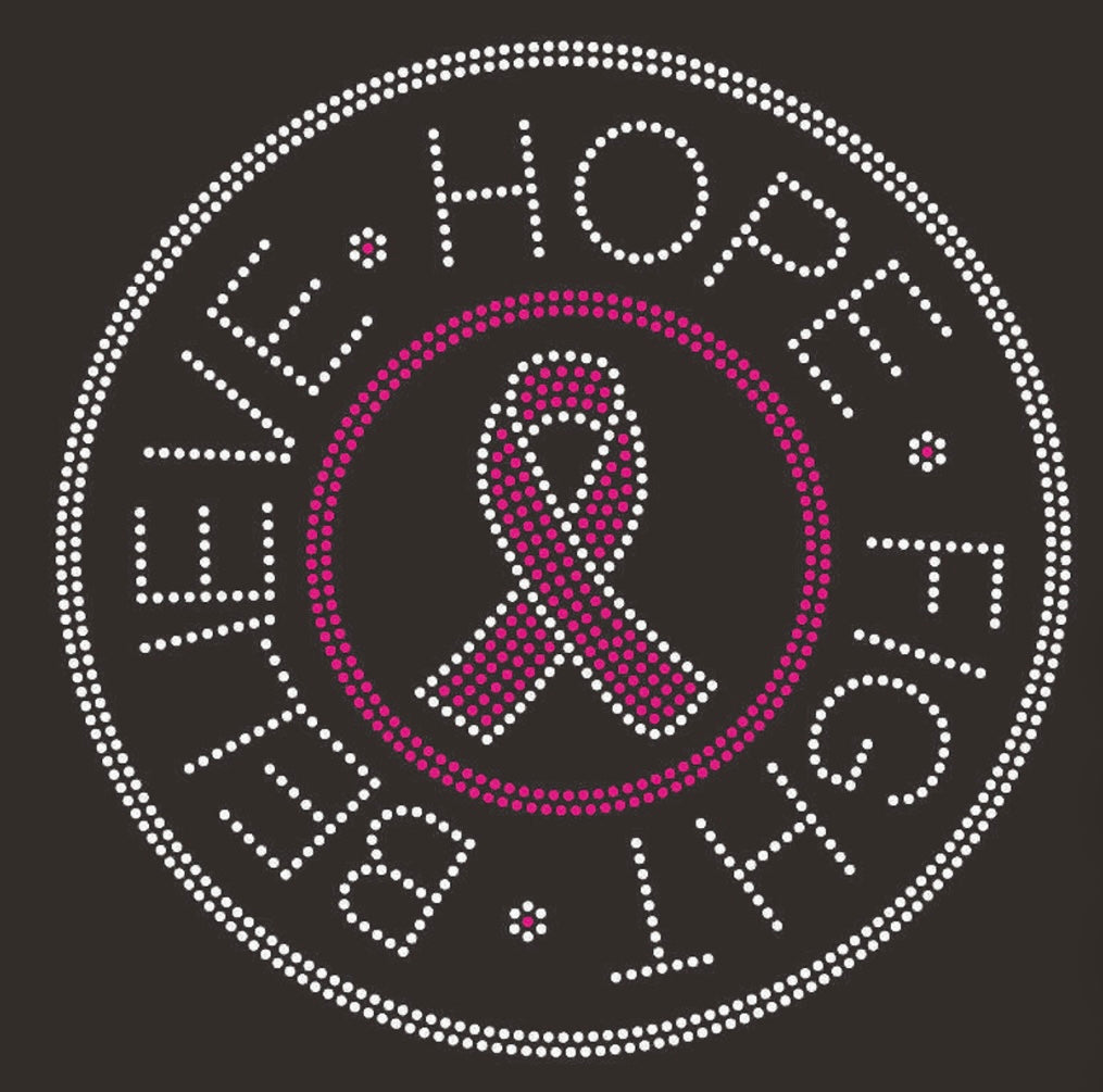 Rhinestone believe hope fight