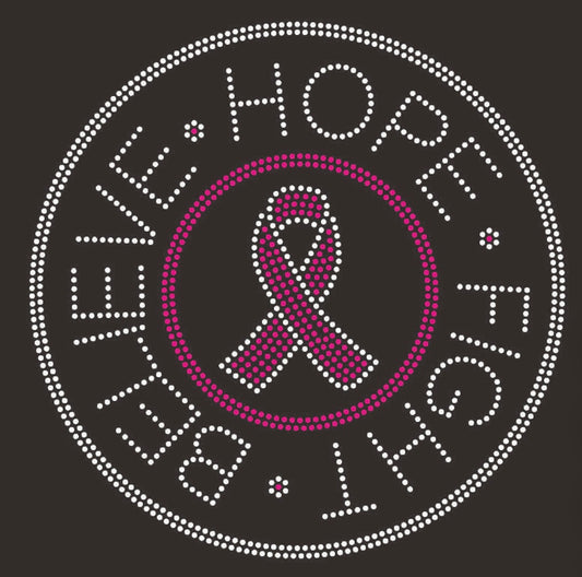 Rhinestone believe hope fight