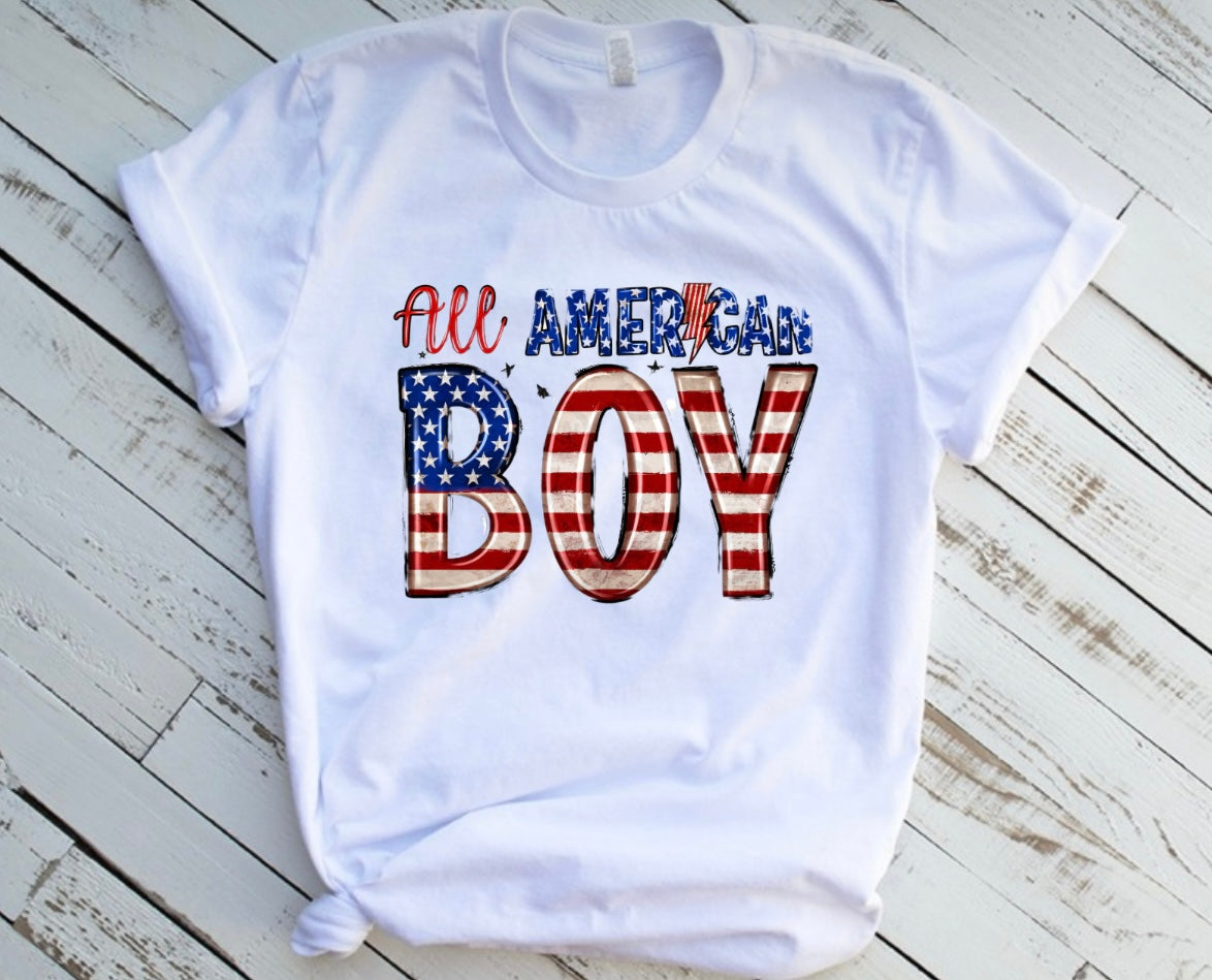 Sub - all American boy flag
