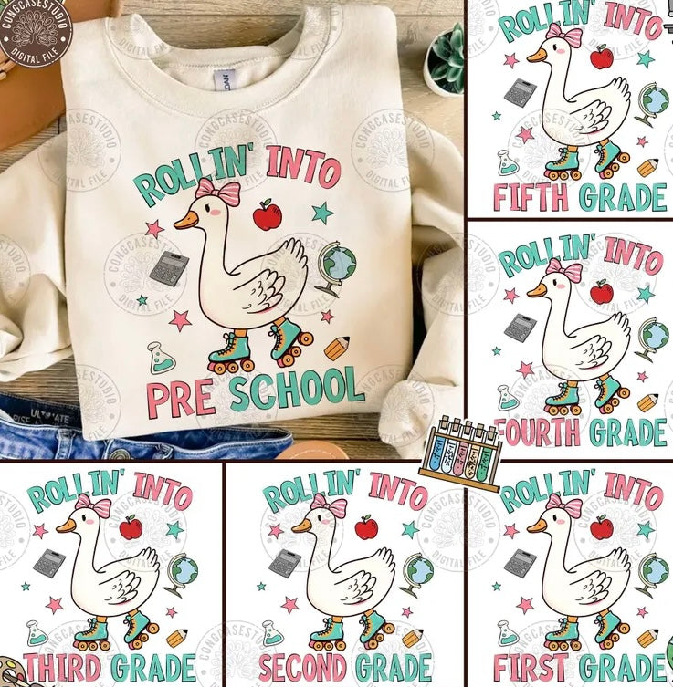 Girly skating goose grade