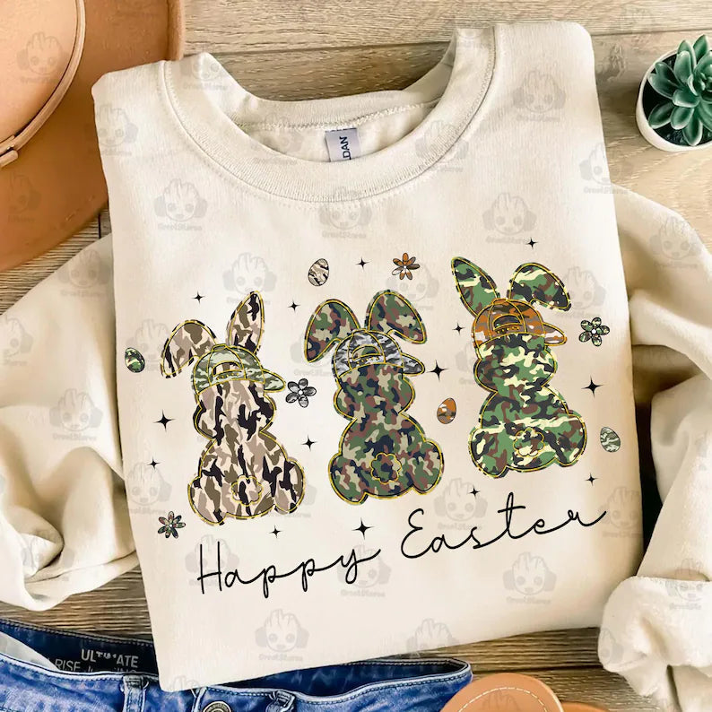 Camo Easter bunnies