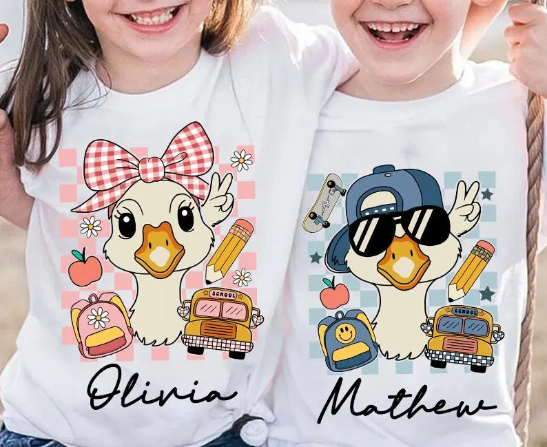 Girl or boy school goose