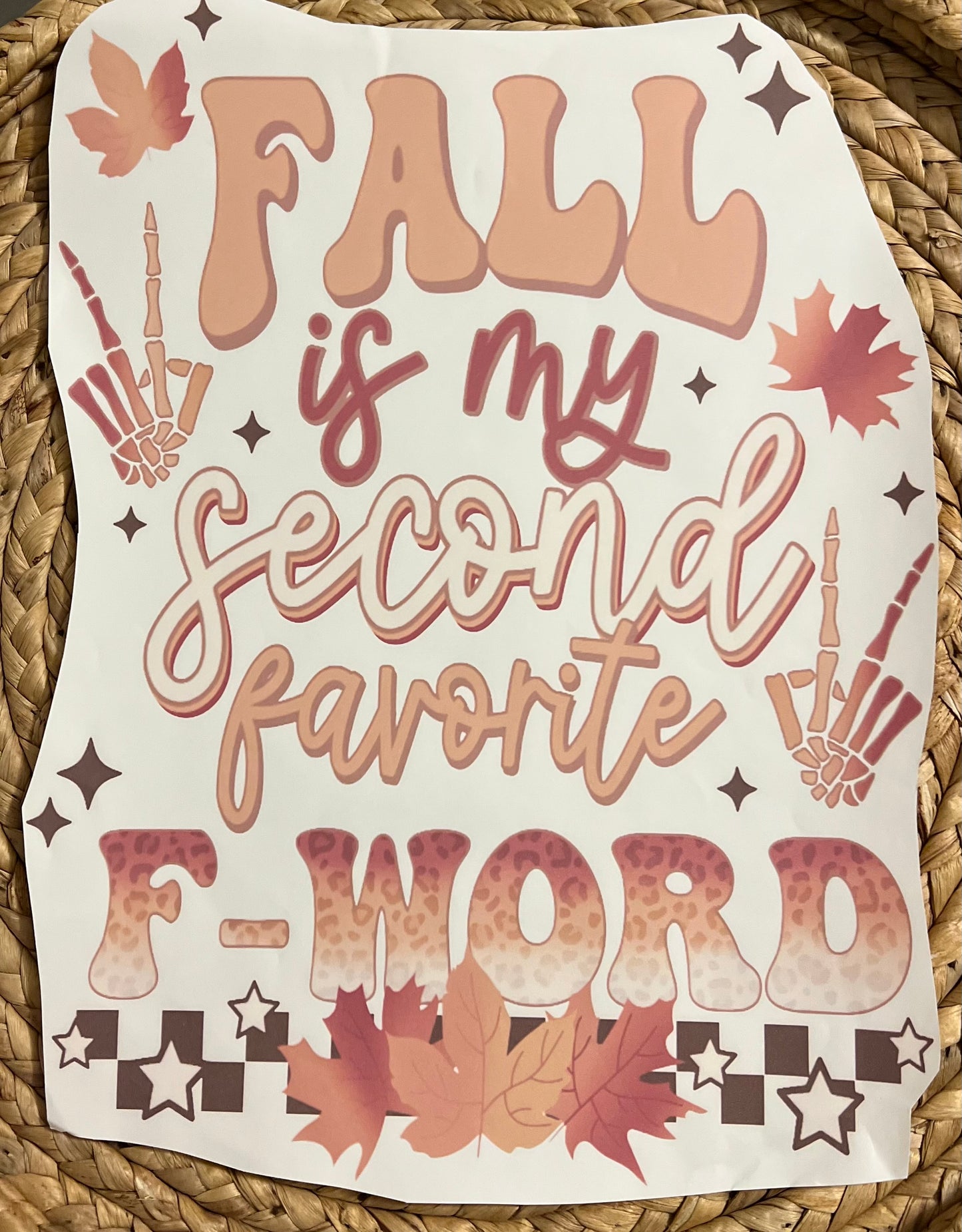 Adult fall is my second favorite f word