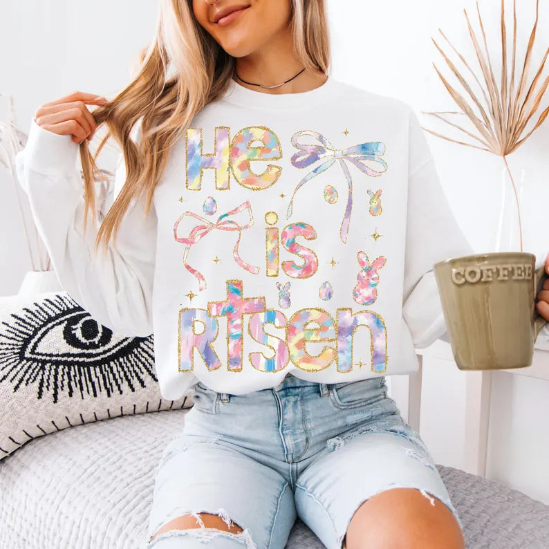Tie dye He is risen