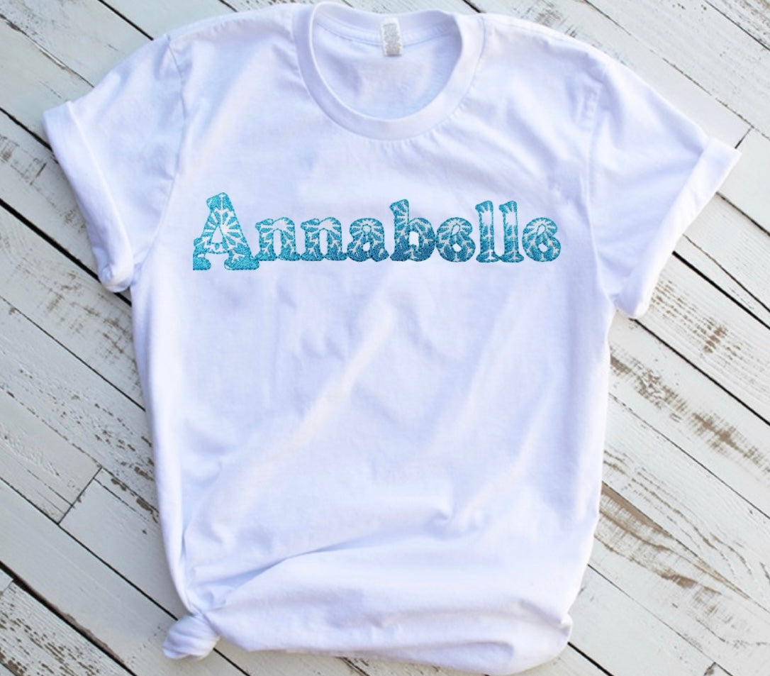 Emb - snowflake name font