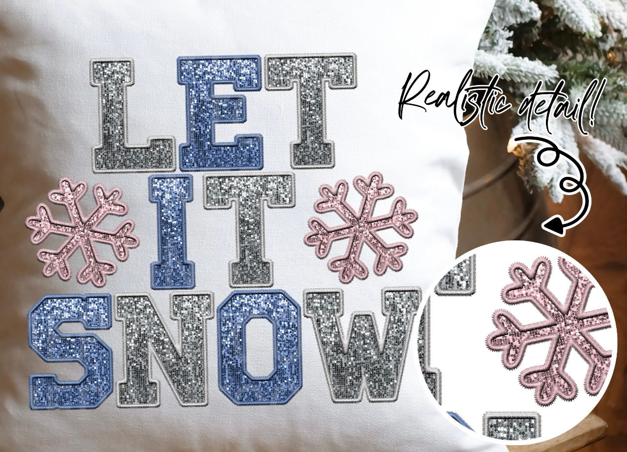 Sub - glitter let it snow