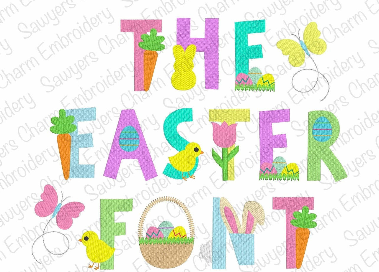Emb - Easter font name