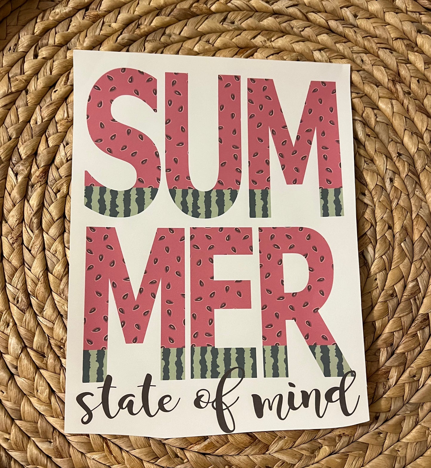 Youth watermelon summer state of mind