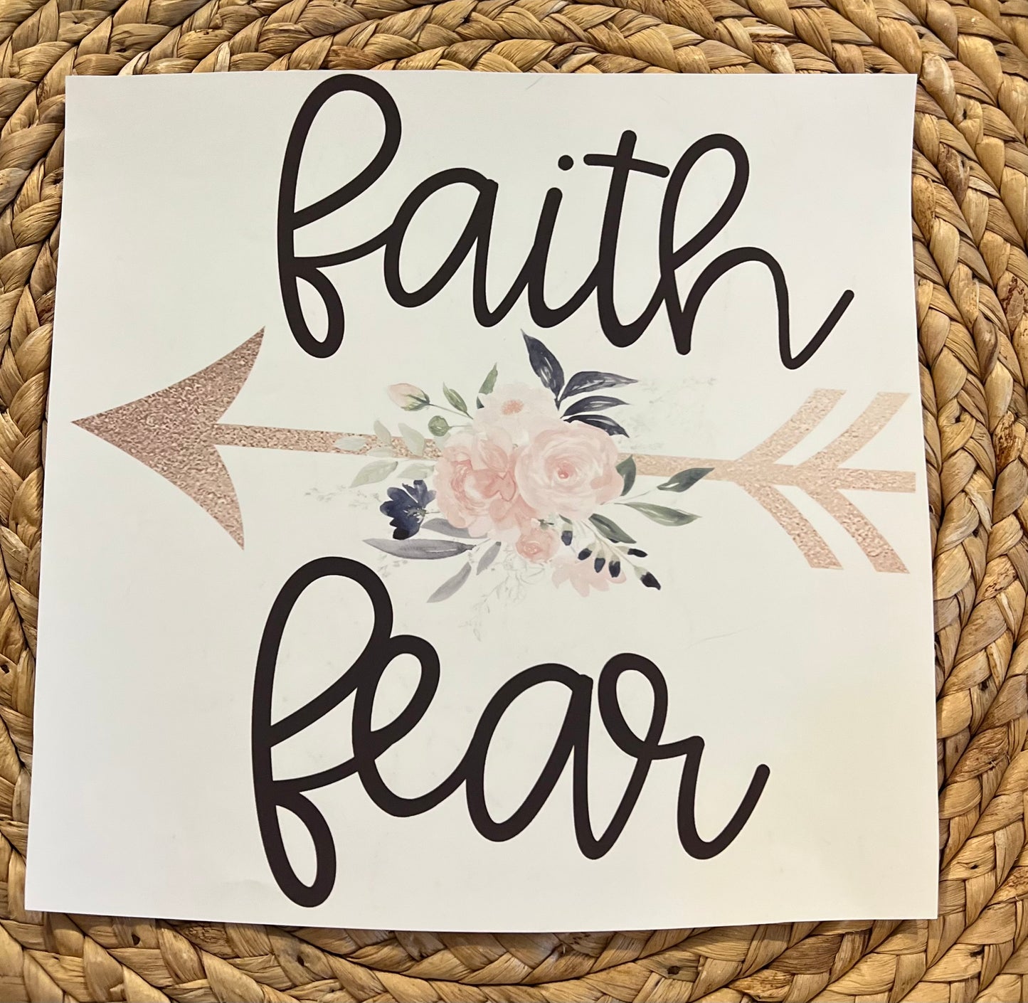 Adult faith over fear