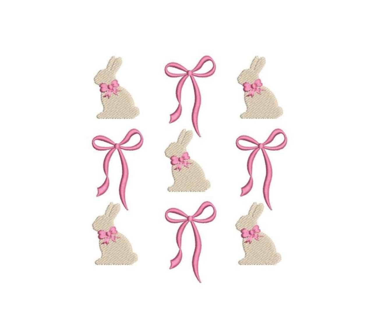 Emb - coquette bunnies