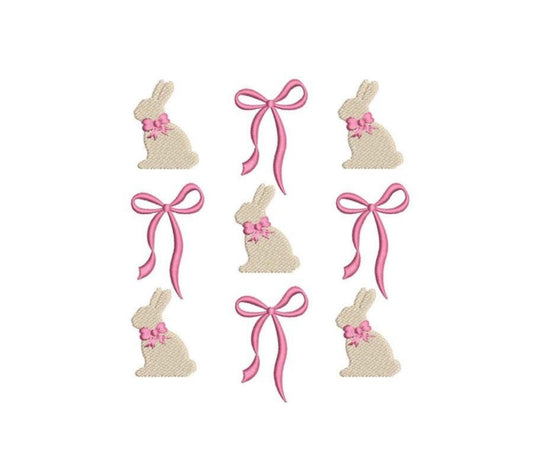 Emb - coquette bunnies