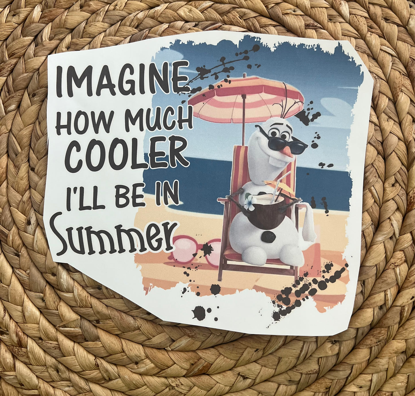 Toddler cooler in the summer