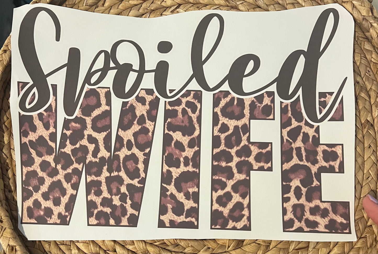 Adult spoiled wife