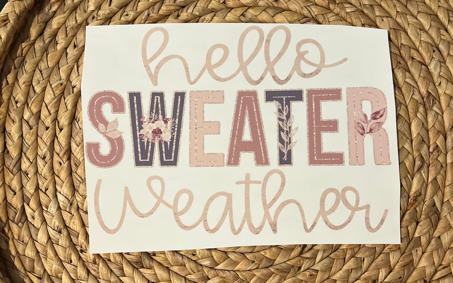 Adult hello sweater weather