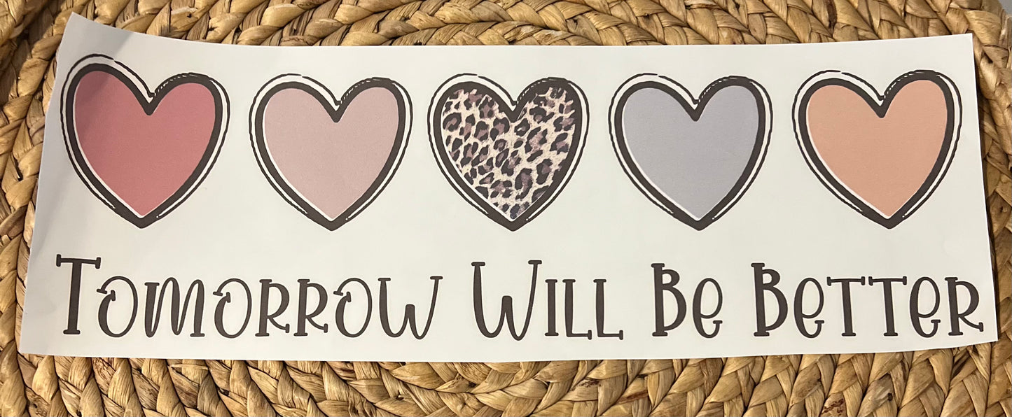 Adult tomorrow will be better