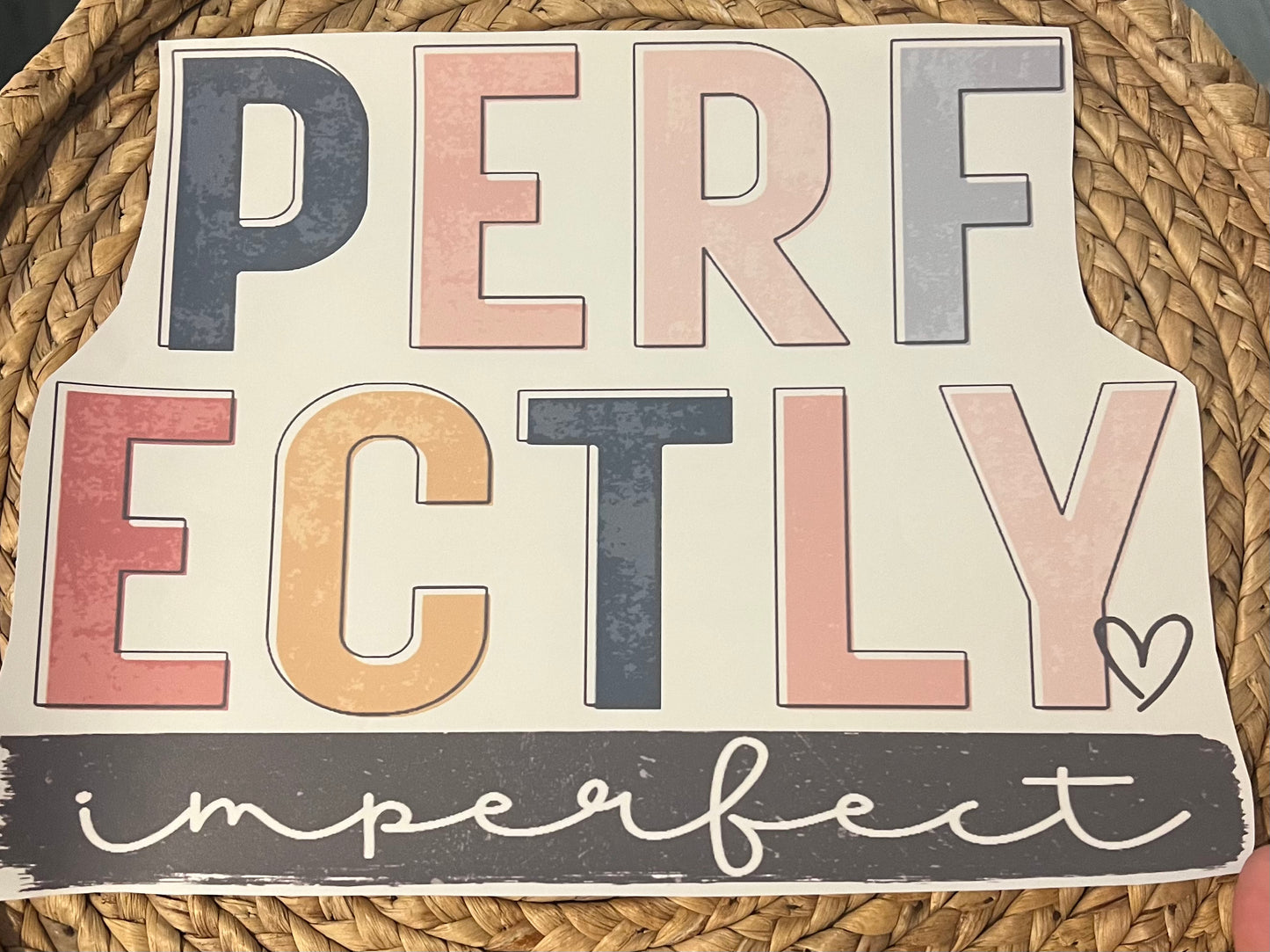 Adult perfectly imperfect