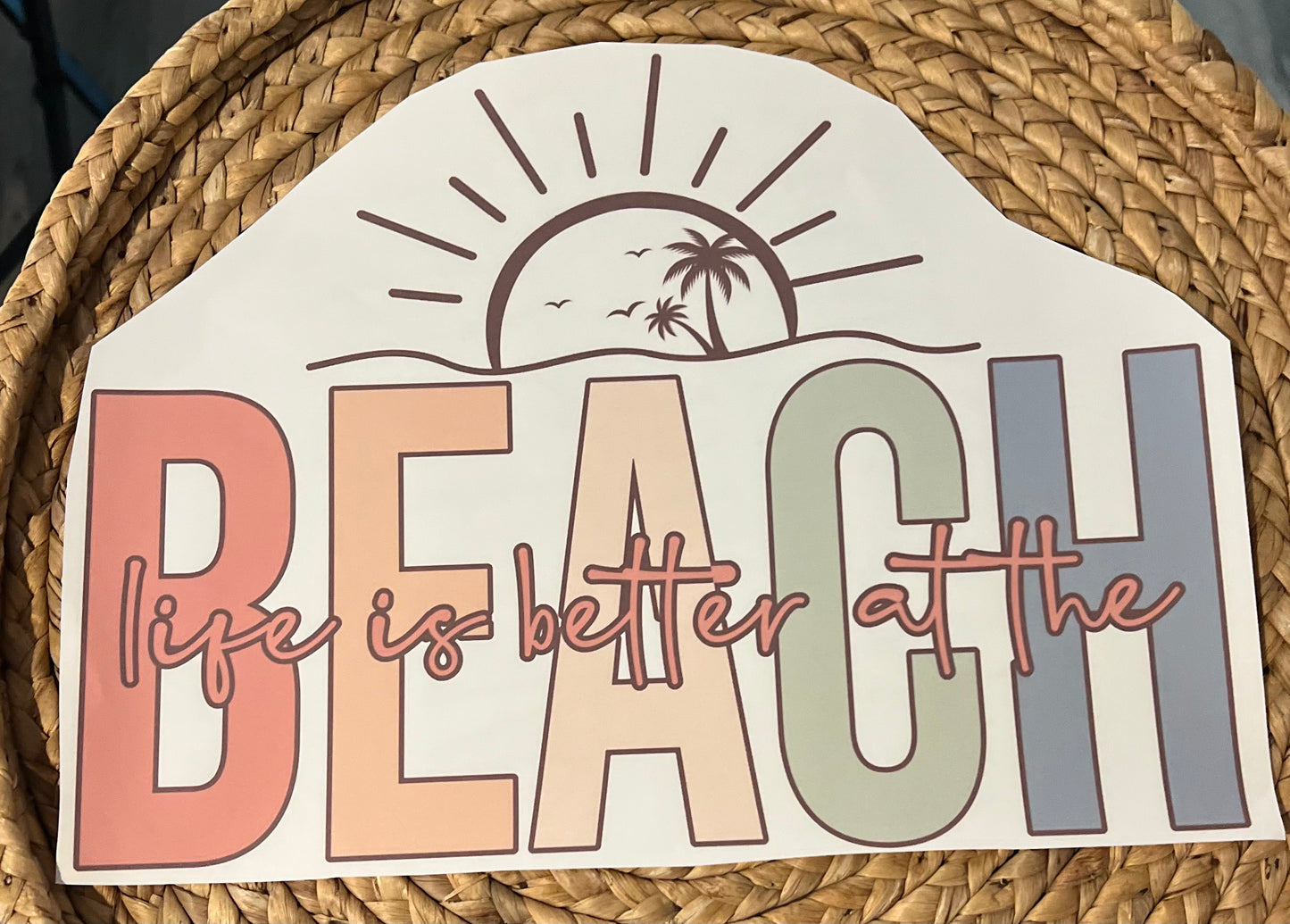 Adult life is better at the beach