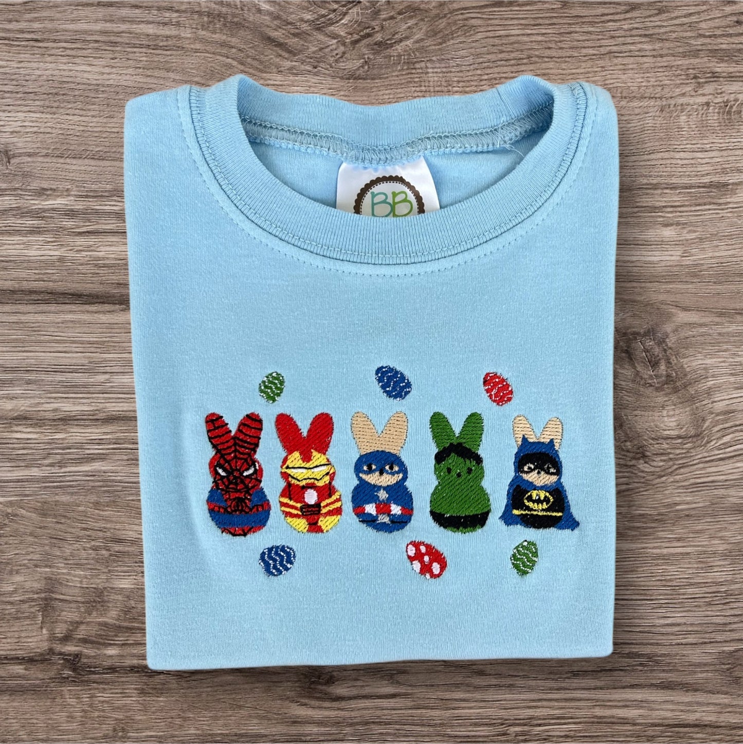 Emb - superhero peeps