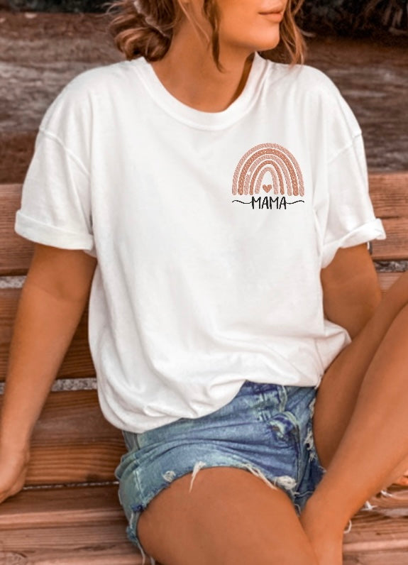 Emb - pocket rainbow mama