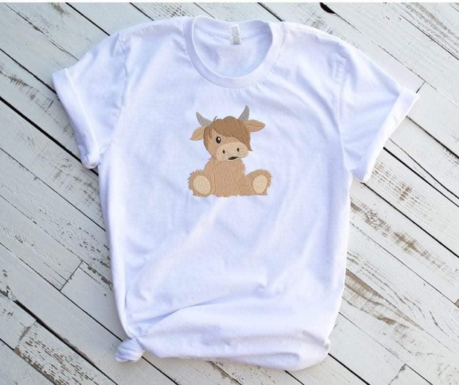 Emb - baby highland cow