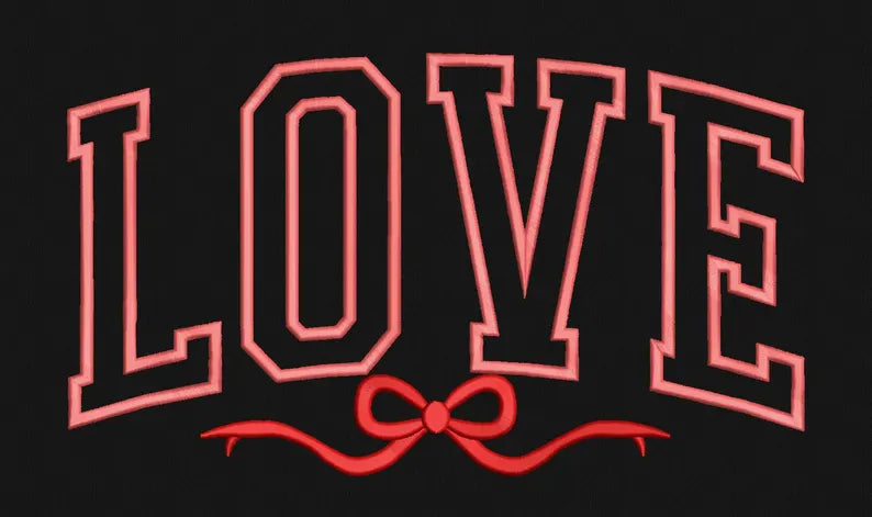 Emb - love bow