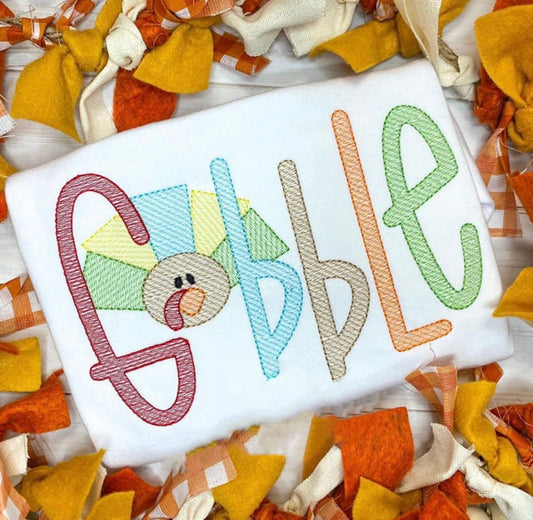 Emb - Turkey gobble