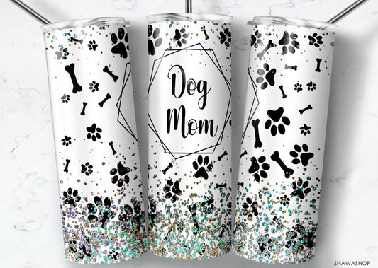 Dog mom tumbler