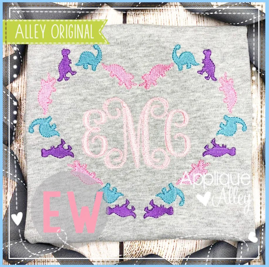 Emb - boy or girl Dino heart