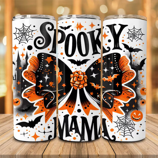 Spooky mama tumbler