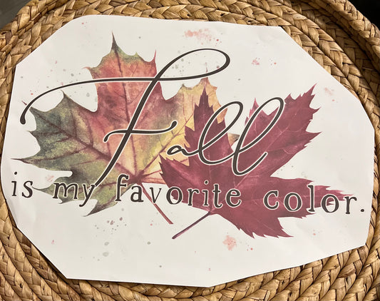 Adult fall is my favorite color