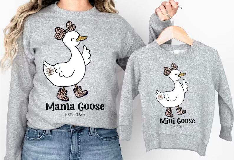 Leopard mama/mini goose est