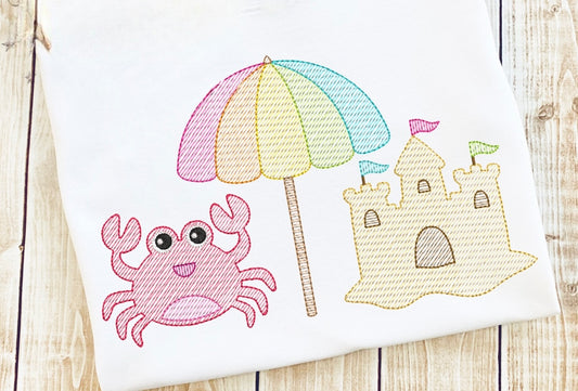 Emb - crab umbrella castle