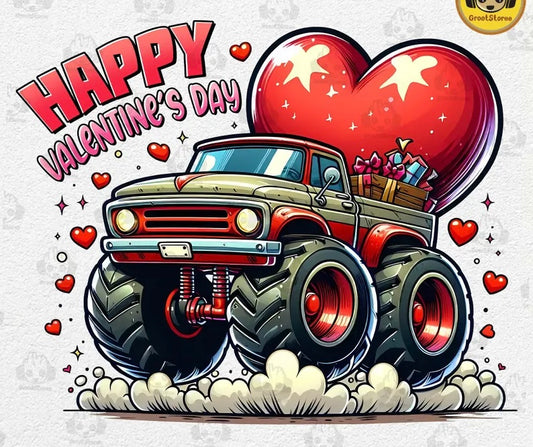 Sub - monster truck Valentine’s Day