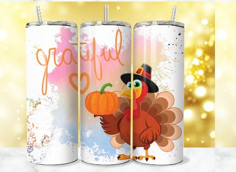 Turkey grateful tumbler