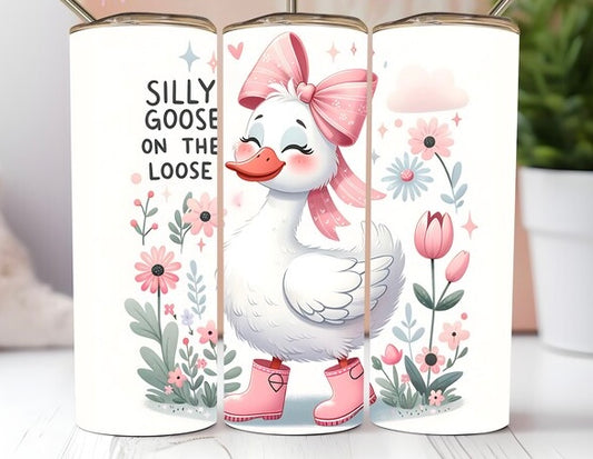 Silly goose on the loose tumbler