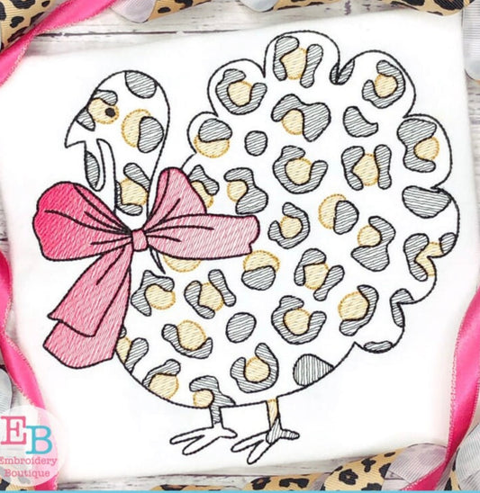Emb - girl leopard turkey