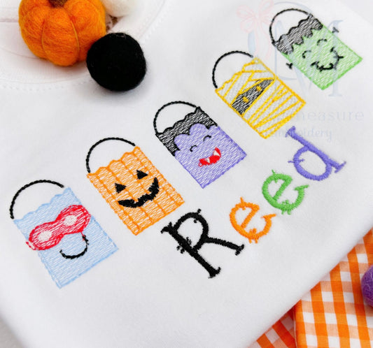 Emb - boy Halloween bags