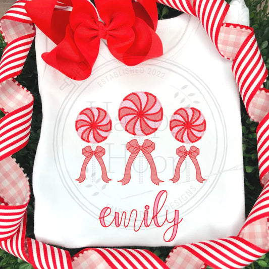 Emb - peppermint lollipops