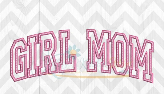 Arched girl mom