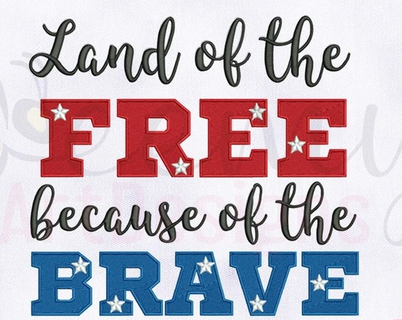 Emb - land of the free because of the brave