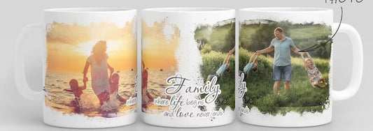 15 oz photo family mug