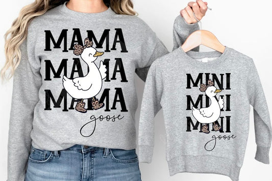 Leopard mama/mini goose