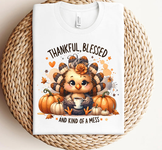 Sub - thankful blessed kind of a mess turkey