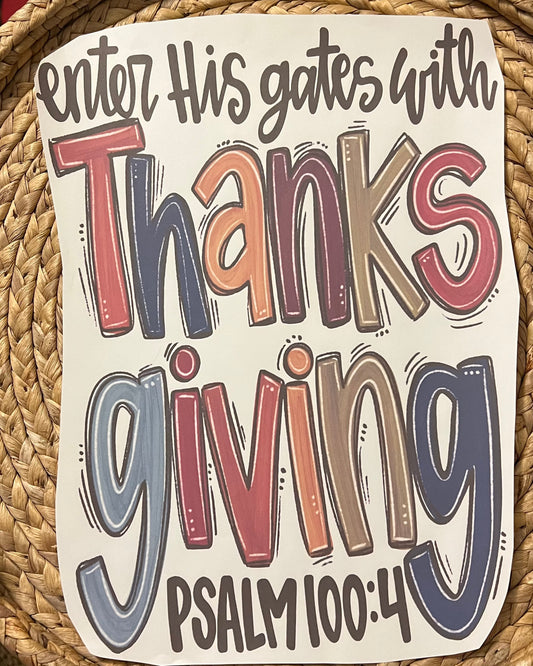 Adult thanksgiving