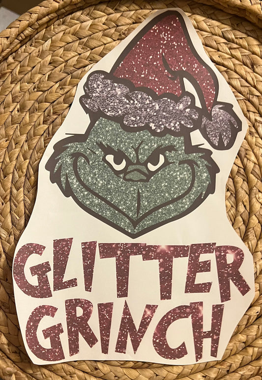 Adult glitter gr!nch