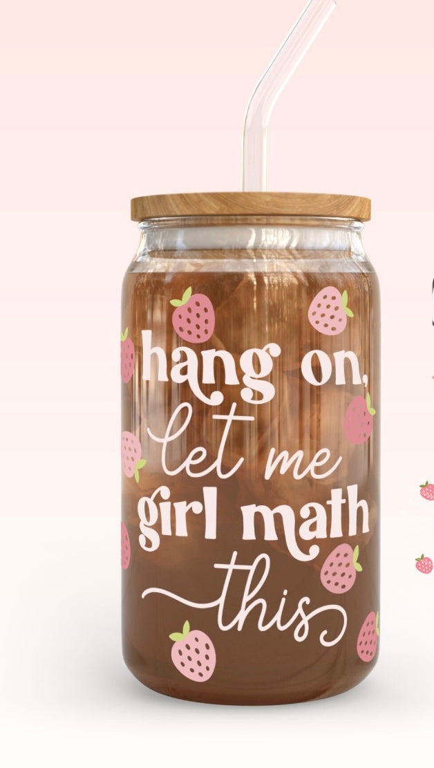 Frosted glass can let me girl math this